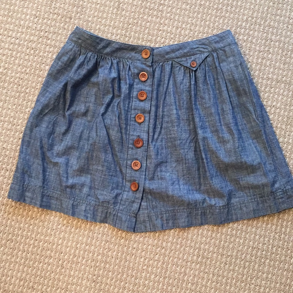 Urban Outfitters BDG Button Front Jean Skirt